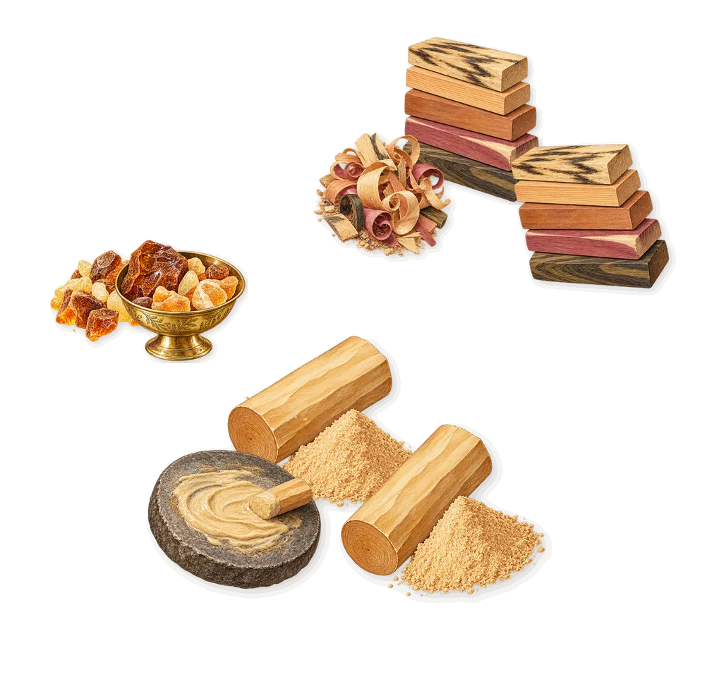 1938, what stays: Amber, Dry woods, Sandalwood