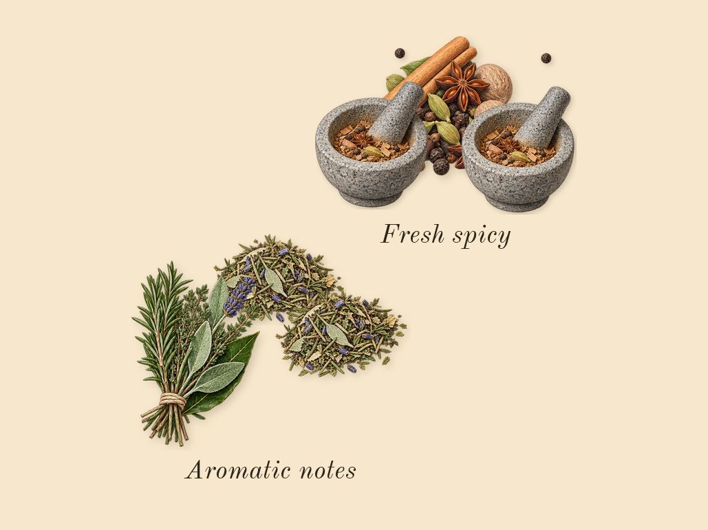 No. 4 Après l'Amour, heart: Aromatic notes, Fresh spicy