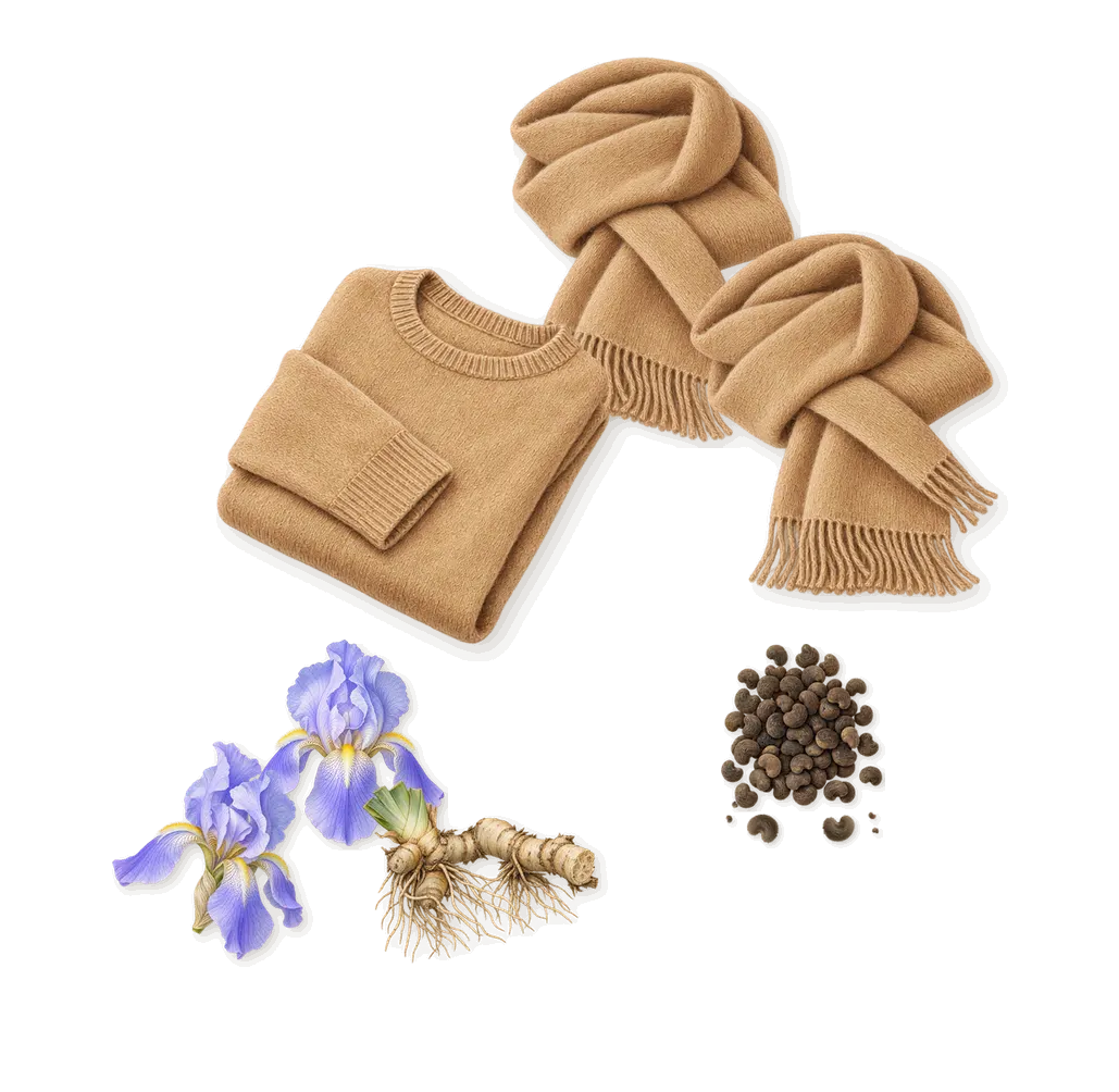 Rose Gold, what stays: Ambrette, Musk, Iris