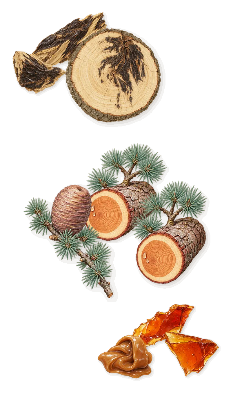 Ambre Nectar, as it settles: Caramel, Cedar, Oud