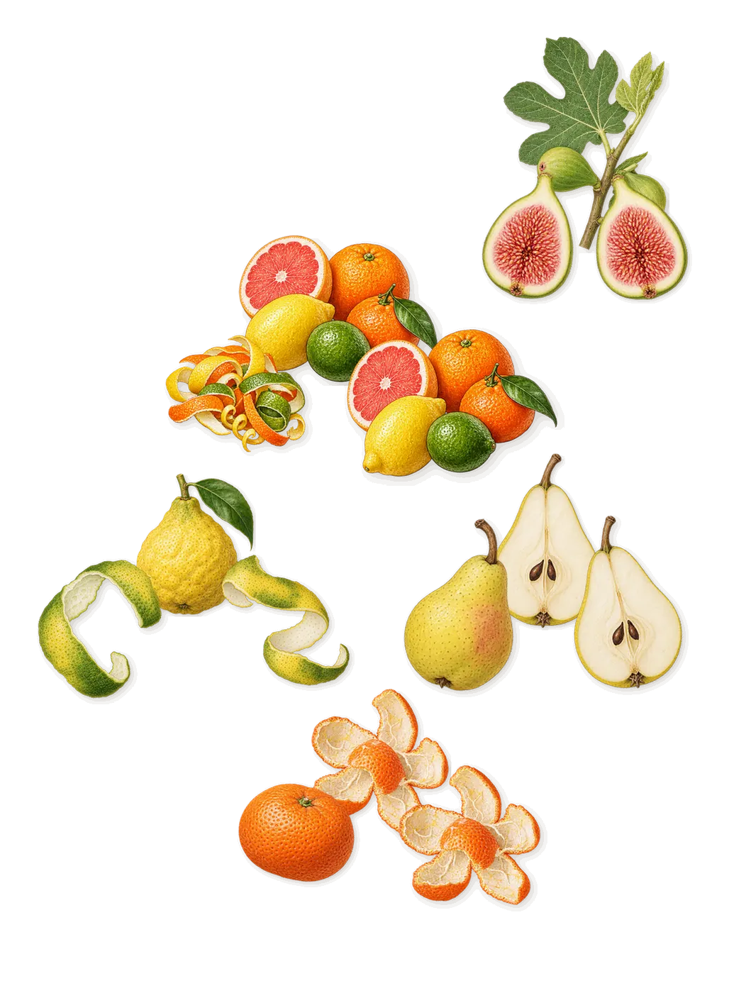 Versense, when you spray it: Bergamot, Citrus notes, Mandarin, Fig, Pear