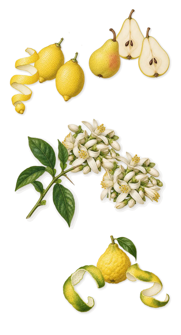 Yellow Diamond Intense, when you spray it: Bergamot, Lemon, Neroli, Pear