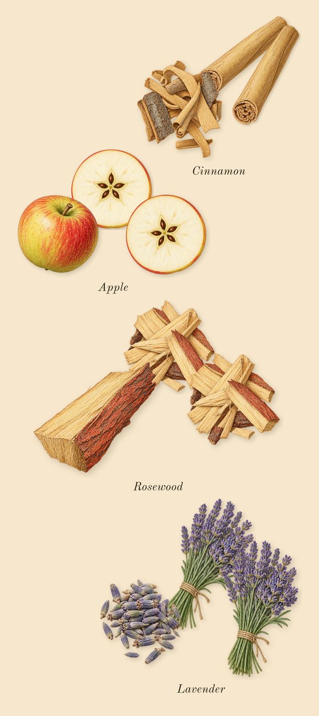 Alexandria II, top notes: Apple, Cinnamon, Lavender, Rosewood