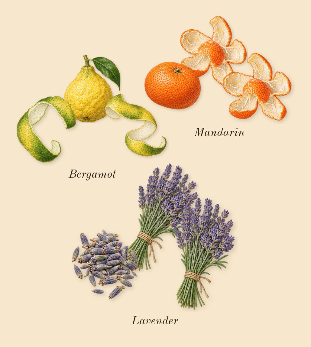Libre, top notes: Lavender, Bergamot, Mandarin