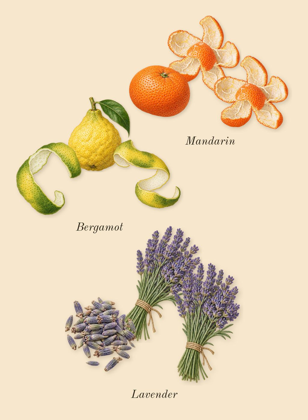 Libre, top notes: Mandarin, Bergamot, Lavender