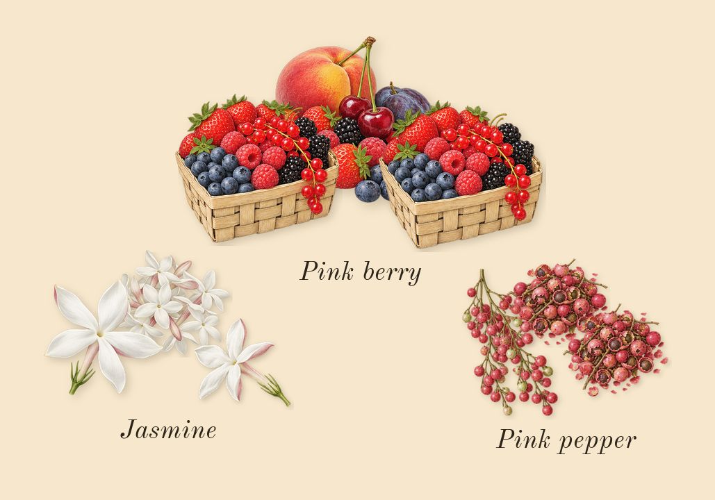 This Is Her!, top notes: Jasmine, Pink berry, Pink pepper