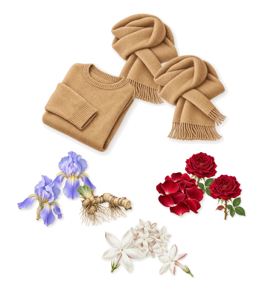 The Muse Breeze, as it settles: Jasmine, Musk, Rose, Iris